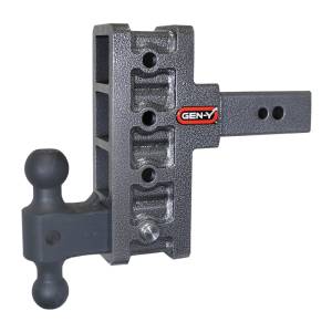 GEN-Y Hitch - GEN-Y Hitch Mega Duty 2.5in Shank 6in Offset Drop 3500lb TW 32K Hitch w/GH-0161 Dual-Ball - GH-1914 - Image 2