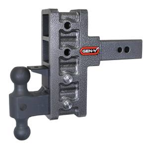 GEN-Y Hitch Mega Duty 2.5in Shank 6in Offset Drop 32K Hitch w/GH-0161 Dual-Ball/GH-0162 Pintle Lock - GH-1924