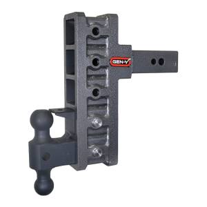 GEN-Y Hitch - GEN-Y Hitch Mega Duty 2.5in Shank 9in Offset Drop 32K Hitch w/GH-0161 Dual-Ball/GH-0162 Pintle Lock - GH-1925 - Image 2