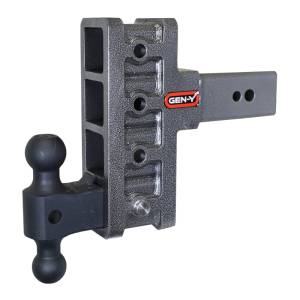 GEN-Y Hitch - GEN-Y Hitch Mega Duty 3in Shank 6in Offset Drop 3500lb TW 32K Hitch w/GH-0161 Dual-Ball - GH-2014 - Image 1