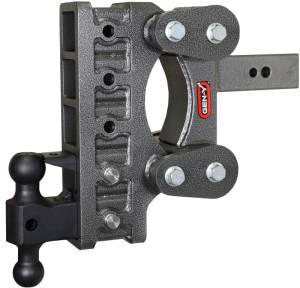 GEN-Y Hitch - GEN-Y Hitch The Boss Torsion-Flex 2.5in Shank 9in Drop 32K Hitch w/GH-0161 Dual-Ball/GH-0162 Pintle Lock - GH-2125 - Image 1