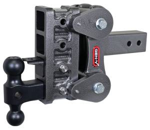 GEN-Y Hitch - GEN-Y Hitch The Boss Torsion-Flex 2.5in Shank 5in Drop 10K Hitch w/GH-031 Dual-Ball/GH-032 Pintle Lock - GH-2324 - Image 1