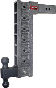 GEN-Y Hitch Mega Duty 2.5in Shank 18in Drop 3K TW 21K Hitch w/GH-061 Dual-Ball/GH-0101 Stabilizer Kit - GH-617