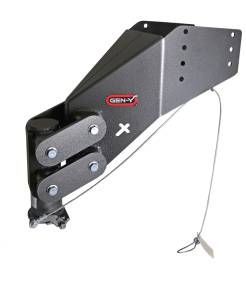 GEN-Y Hitch Executive Torsion-Flex Auto Rhino 5th Wheel Pin Box Rep w/Gooseneck 2-5/16in Coupler - GH-8046AL