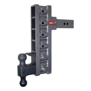 GEN-Y Hitch - GEN-Y Hitch Mega Duty 2.5in Shank 12in Offset Drop 21K Hitch w/GH-061 Dual-Ball/GH-062 Pintle Lock - GH-926 - Image 1