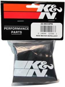 K&N Engineering - K&N Engineering Precharger Air Filter Wrap Black Universal Polyester 12in Height 6in Base Inside Diameter - 22-8034PK - Image 2