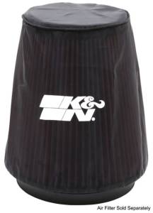 K&N Engineering - K&N Engineering Universal P Dry charger Round Tapered Air Filter Wrap Black - 22-8038DK - Image 1