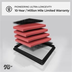 K&N Engineering - K&N Engineering 04-08 Ford F150 / 05-06 Expedition / 05-07 F250 SD / 05-06 Lincoln Navigator Drop In Air Filter - 33-2287 - Image 5