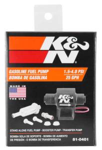 K&N Engineering - K&N Engineering Performance Electric Fuel Pump 1.5-4 PSI - 81-0401 - Image 3