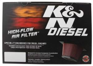 K&N Engineering - K&N Engineering 2017 Ford F250 Super Duty V8-6.7L DSL Replacement Drop In Air Filter - E-0644 - Image 6