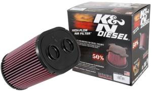 K&N Engineering - K&N Engineering 2017 Ford F250 Super Duty V8-6.7L DSL Replacement Drop In Air Filter - E-0644 - Image 12