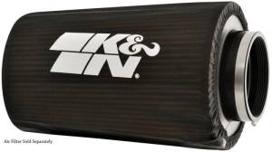 K&N Engineering - K&N Engineering Round Tapered Drycharger Air Filter Wrap 8in B ID x 6.625in T ID x 10.5in H - RC-5166DK - Image 5