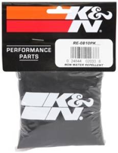 K&N Engineering - K&N Engineering Universal Round Tapered Filter Wrap - Black - 6in Base ID x 4.625in Top ID x 9in Height - RE-0810PK - Image 6