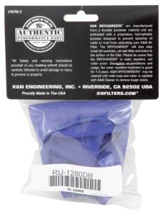 K&N Engineering - K&N Engineering Air Filter Wrap- Blue - RU-1280DB - Image 3