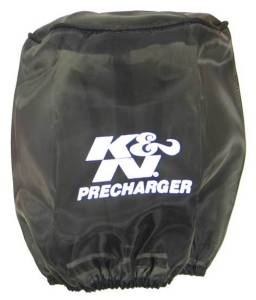 K&N Engineering - K&N Engineering Precharger Air Filter Wrap Round Straight Black 5in ID x 6in Height - RU-3480PK - Image 1