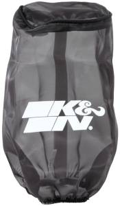 K&N Engineering - K&N Engineering Filter Wrap Drycharger Oval Tapered Black - 3.25in Base I/S Width x 2.5in Top I/S Width x 7in H - SN-2560DK - Image 1