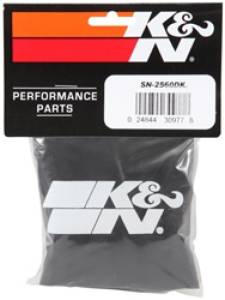 K&N Engineering - K&N Engineering Filter Wrap Drycharger Oval Tapered Black - 3.25in Base I/S Width x 2.5in Top I/S Width x 7in H - SN-2560DK - Image 5