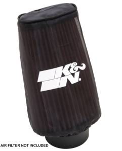 K&N Engineering - K&N Engineering Filter Wrap Drycharger Oval Tapered Black - 3.25in Base I/S Width x 2.5in Top I/S Width x 7in H - SN-2560DK - Image 6