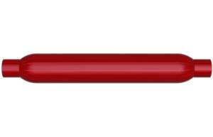 Magnaflow - Magnaflow Muffler Red Pack Series Glasspack 3.5in Rd 12in Body Length 1.75in/1.75in Inlet/Outlet - 13113 - Image 3