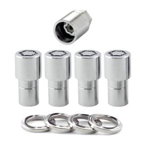 McGard - McGard Wheel Lock Nut Set - 4pk. (Long Shank Seat) 1/2-20 / 13/16 Hex / 1.75in. Length - Chrome - 22140 - Image 2