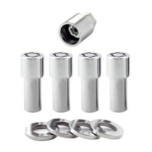 McGard - McGard Wheel Lock Nut Set - 4pk. (X-Long Shank) 7/16-20 / 13/16 Hex / 2.165in. Length - Chrome - 23180 - Image 2