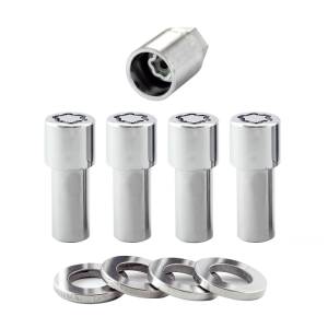 McGard - McGard Wheel Lock Nut Set - 4pk. (X-Long Shank) 1/2-20 / 13/16 Hex / 2.165in. Length - Chrome - 23181 - Image 1