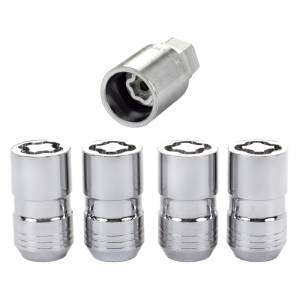 McGard - McGard Wheel Lock Nut Set - 4pk. (Cone Seat) M14X1.5 / 21mm & 22mm Dual Hex / 1.639in. L - Chrome - 24215 - Image 2