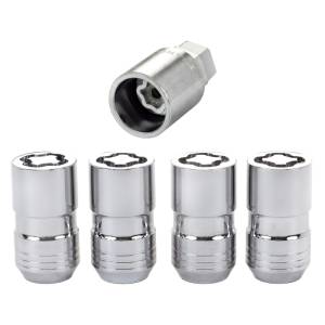 McGard - McGard Wheel Lock Nut Set - 4pk. (Cone Seat) M14X1.5 / 21mm & 22mm Dual Hex / 1.639in. L - Chrome - 24215 - Image 6