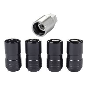 McGard - McGard Wheel Lock Nut Set - 4pk. (Cone Seat) M14X1.5 / 21mm & 22mm Dual Hex / 1.639in. L - Black - 24216 - Image 2