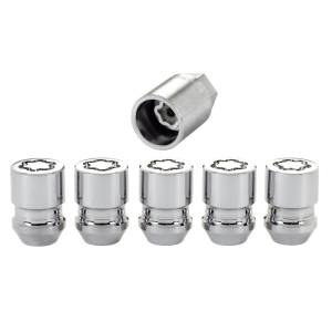 McGard - McGard Wheel Lock Nut Set - 5pk. (Cone Seat) M12X1.25 / 13/16 Hex / 1.28in. Length - Chrome - 24554 - Image 2