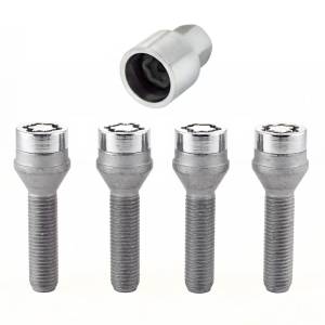 McGard - McGard Wheel Lock Bolt Set - 4pk. (Cone Seat) M12X1.5 / 17mm Hex / 40.5mm Shank Length - Chrome - 27013 - Image 2