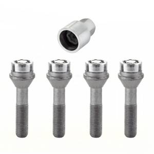 McGard - McGard Wheel Lock Bolt Set - 4pk. (Cone Seat) M12X1.5 / 17mm Hex / 49.2mm Shank Length - Chrome - 27014 - Image 2