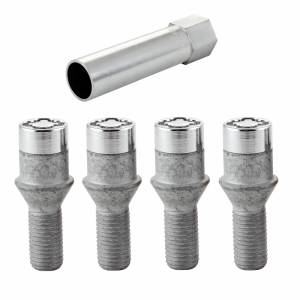 McGard - McGard Wheel Lock Bolt Set - 4pk. (Tuner / Cone Seat) M12X1.5 / 17mm Hex / 29.6mm Shank L. - Chrome - 27191 - Image 6