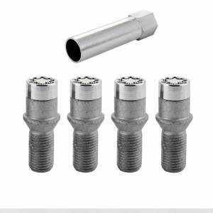 McGard - McGard Wheel Lock Bolt Set - 4pk. (Tuner / Cone Seat) M14X1.5 / 17mm Hex / 24.0mm Shank L. - Chrome - 27200 - Image 6