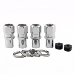 McGard - McGard Hex Lug Nut (Drag Racing Reg. Shank) 1/2-20 / 13/16 Hex / 1.86in. Length (4-Pack) - Chrome - 61005 - Image 6