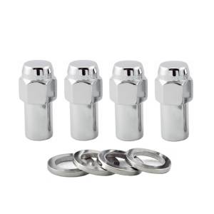 McGard - McGard Hex Lug Nut (Long Shank - .946in.) 1/2-20 / 13/16 Hex / 1.85in. Length (4-Pack) - Chrome - 62000 - Image 6