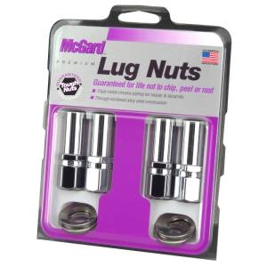 McGard - McGard Hex Lug Nut (Drag Racing X-Long Shank) 1/2-20 / 13/16 Hex / 2.475in. Length (4-Pack) - Chrome - 63000 - Image 1