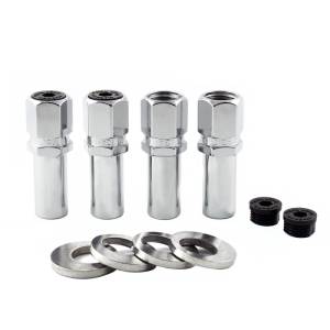 McGard - McGard Hex Lug Nut (Drag Racing X-Long Shank) 1/2-20 / 13/16 Hex / 2.475in. Length (4-Pack) - Chrome - 63000 - Image 2