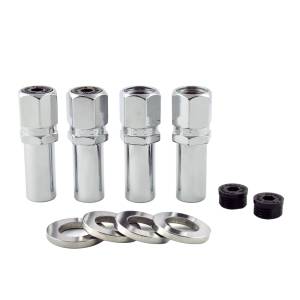 McGard - McGard Hex Lug Nut (Drag Racing X-Long Shank) 1/2-20 / 13/16 Hex / 2.475in. Length (4-Pack) - Chrome - 63004 - Image 2