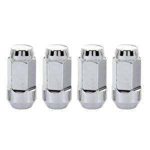 McGard - McGard Hex Lug Nut (Cone Seat Bulge Style) M14X1.5 / 13/16 Hex / 1.945in. Length (4-Pack) - Chrome - 64023 - Image 2