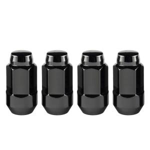 McGard - McGard Hex Lug Nut (Cone Seat Bulge Style) M14X1.5 / 22mm Hex / 1.945in. Length (4-Pack) - Black - 64034 - Image 6