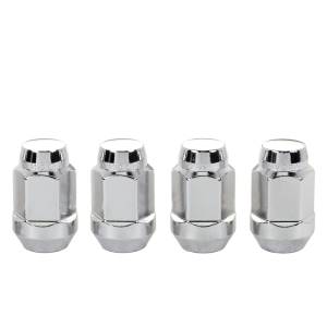 McGard - McGard Hex Lug Nut (Cone Seat Bulge Style) M14X1.5 / 22mm Hex / 1.635in. Length (4-Pack) - Chrome - 64073 - Image 2