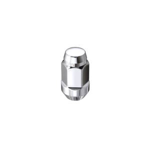 McGard - McGard Hex Lug Nut (Cone Seat Bulge Style) M14X1.5 / 22mm Hex / 1.635in. Length (4-Pack) - Chrome - 64073 - Image 4