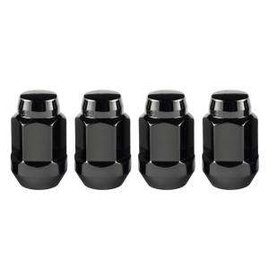 McGard - McGard Hex Lug Nut (Cone Seat Bulge Style) M14X1.5 / 22mm Hex / 1.635in. Length (4-Pack) - Black - 64074 - Image 2