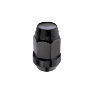 McGard - McGard Hex Lug Nut (Cone Seat Bulge Style) M14X1.5 / 22mm Hex / 1.635in. Length (4-Pack) - Black - 64074 - Image 3