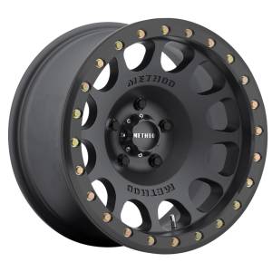 Method Wheels MR105 Beadlock 17x8.5 0mm Offset 6x5.5 108mm CB Matte Black w/BH-H24125 Wheel - MR10578560500B