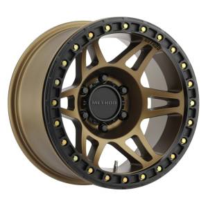 Method Wheels - Method Wheels MR106 Beadlock 17x9 -44mm Offset 5x5 71.5mm CB Method Bronze w/BH-H24125 Wheel - MR10679050944B - Image 1