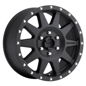 Method Wheels MR301 The Standard 17x7.5 +50mm Offset 6x130 84.1mm CB Matte Black Wheel - MR30177563550