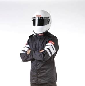 Racequip Black SFI-5 Jacket - Medium Tall - 121004