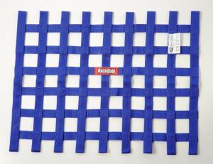 Racequip Blue 18in H x 24W SFI Ribbon Window Net - 725025